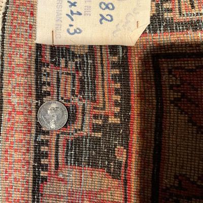 FB831 Antique Persian Wool Hand knotted Oriental Rug 5'2" x 3' 4"