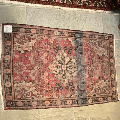 FB831 Antique Persian Wool Hand knotted Oriental Rug 5'2" x 3' 4"
