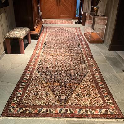 FB836 Vintage Large Oriental Wool Malayer Persian Rug 17'1" x 5'3"