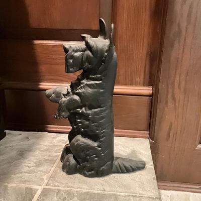 FR847 Cast Iron Scotty Dog Door Stop