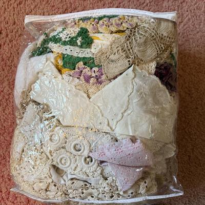 Bag of doilies