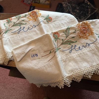 His & hers pillowcases