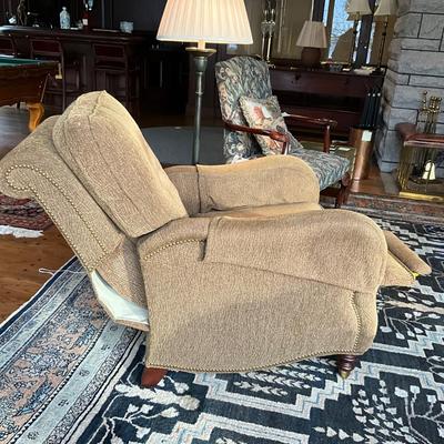 FR853 Brown Upholstered Motion Craft Reclining Chair