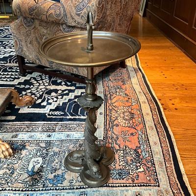 FR858 Antique Bradley & Hubbard Brass Smoking Stand