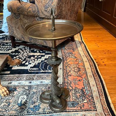 FR858 Antique Bradley & Hubbard Brass Smoking Stand
