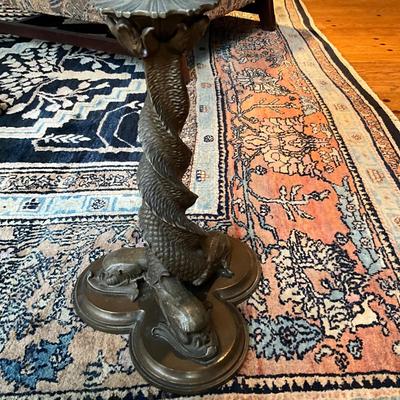 FR858 Antique Bradley & Hubbard Brass Smoking Stand