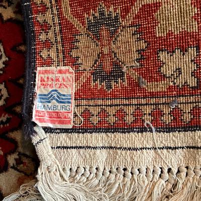 FR863 Vintage Handknotted Wool Oriental Persian Rug