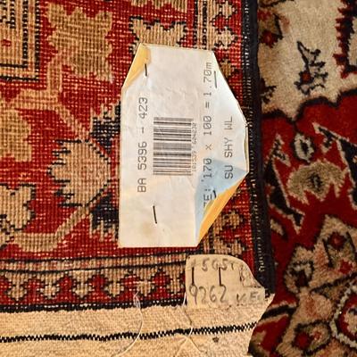 FR863 Vintage Handknotted Wool Oriental Persian Rug