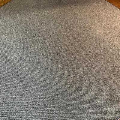 FR864 Berber Round Blue Rug 7'5"