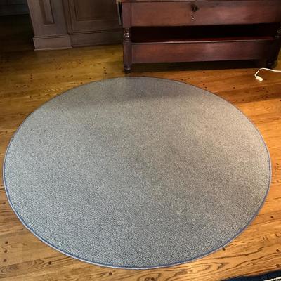 FR864 Berber Round Blue Rug 7'5"