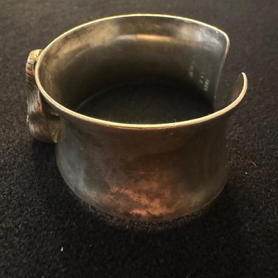 Mary Rita Padilla Navajo 925 Silver Vintage Minimalist Cuff Bracelet