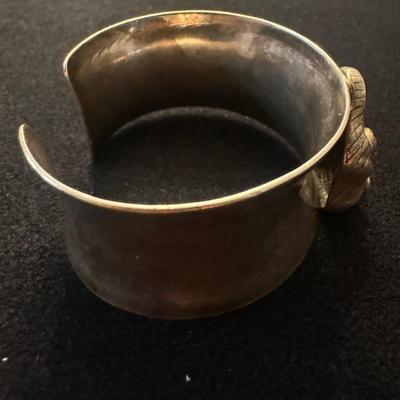 Mary Rita Padilla Navajo 925 Silver Vintage Minimalist Cuff Bracelet