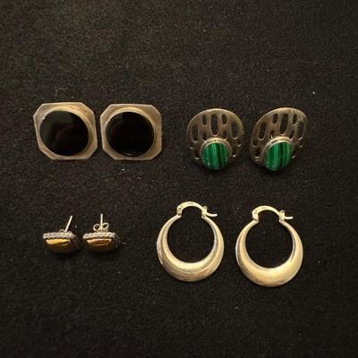 Sterling Silver Earring Lot