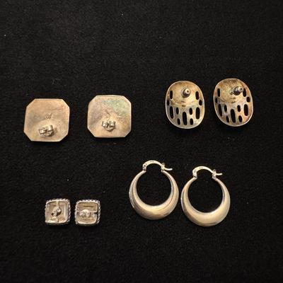 Sterling Silver Earring Lot