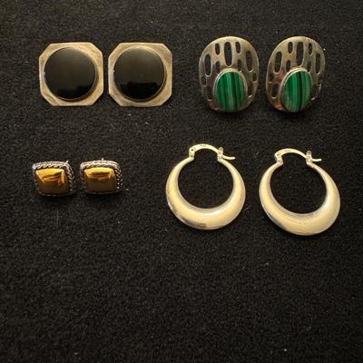 Sterling Silver Earring Lot