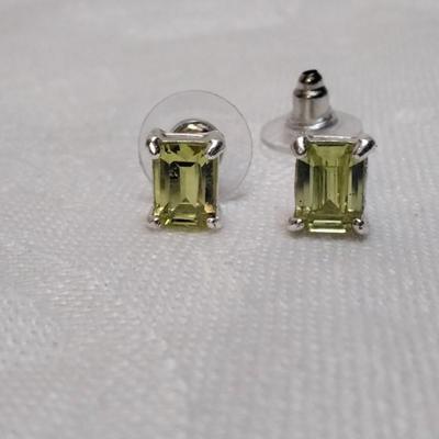 Handcrafted Peridot Orfevrerie Wiskemann 925 Earrings