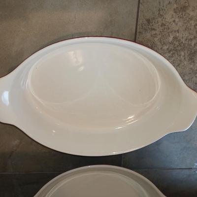 2 EMILE HENRY 14" BAKING DISHES