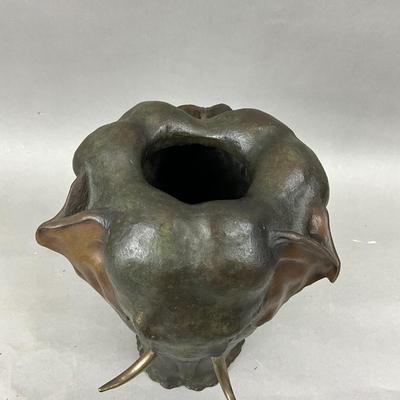 FR878 After Antoine Barye Bronze Elephant Vase