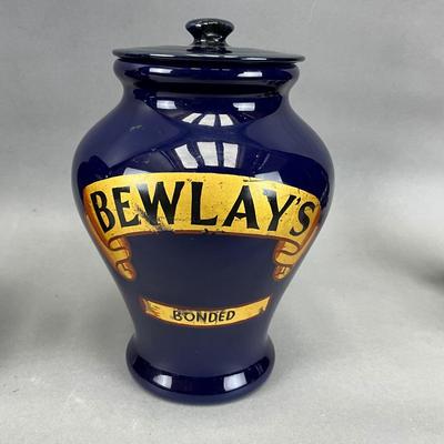 FR884 Set of 3 Royal Doulton Lambeth Bewlay's Tobacco Jars