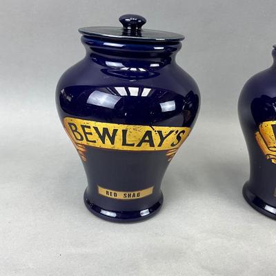FR884 Set of 3 Royal Doulton Lambeth Bewlay's Tobacco Jars