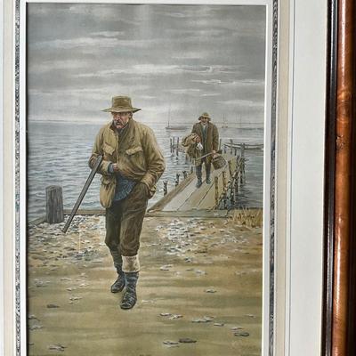 FR891 Pair of Arthur Burdett Frost (1851-1928) "Good Luck / Bad Luck" Framed Prints