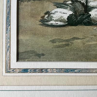 FR891 Pair of Arthur Burdett Frost (1851-1928) "Good Luck / Bad Luck" Framed Prints
