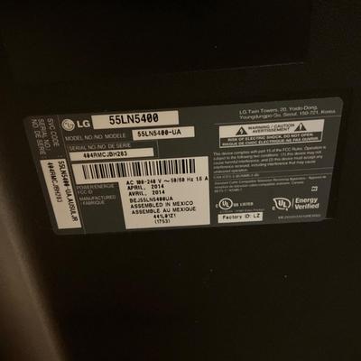FR897 Large LG Flatscreen 55" Television