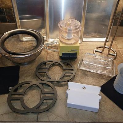MISC KITCHEN ITEMS - NORDIC WARE, MASON, MINI FOOD PROCESSOR & MORE