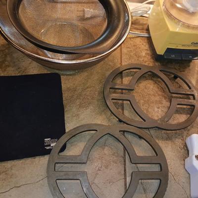 MISC KITCHEN ITEMS - NORDIC WARE, MASON, MINI FOOD PROCESSOR & MORE