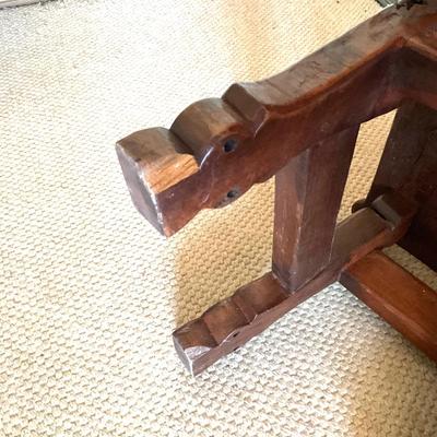 GH906 Vintage Handcarved Chinese Style Footstool
