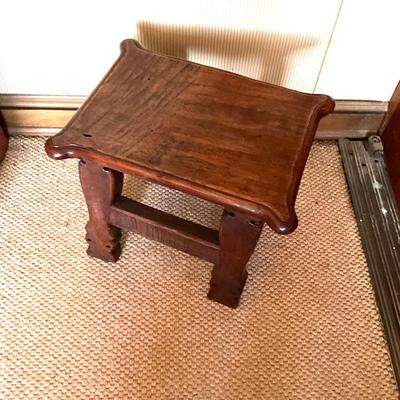 GH906 Vintage Handcarved Chinese Style Footstool
