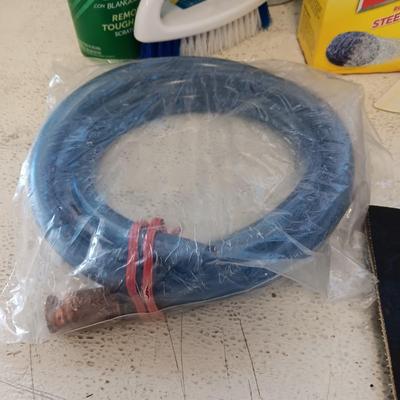 MAG-LITE, CLEANING CHEMICALS, MANY BOXES OF STICK MATCHES, MILK CRATE AND MORE