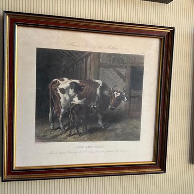 GH908 Set of 6 Fores's Series of The Mother Colored Engravings J.F. Herring