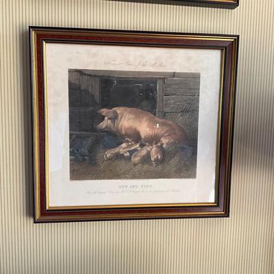 GH908 Set of 6 Fores's Series of The Mother Colored Engravings J.F. Herring