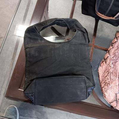 BEADED SEQUIN PURSE, A HOBO AND NINE WEST PURSES