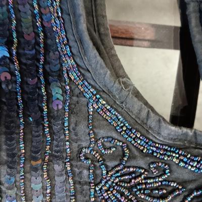 BEADED SEQUIN PURSE, A HOBO AND NINE WEST PURSES