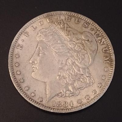 1884-0 U. S. Mint Morgan Silver Dollar Circulated (#2)