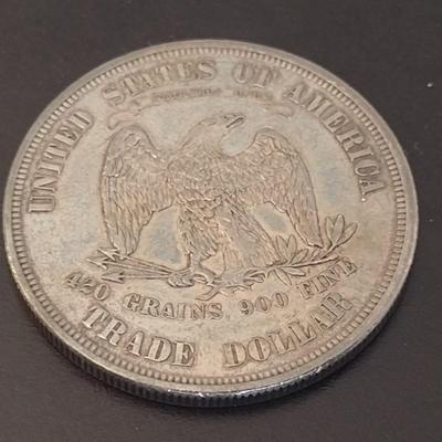 1873 U. S. Mint Trade Silver Dollar Circulated (#3)