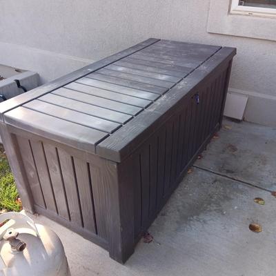 NICE STORAGE CHEST WITH HYDRAULIC LIFTS (TANKS NOT INCLUDED)