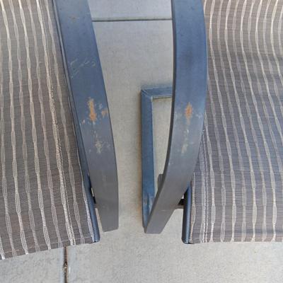 4 HEAVY PATIO CHAIRS