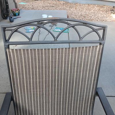 4 HEAVY PATIO CHAIRS