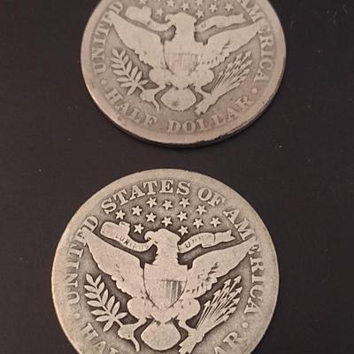 1899 and 1902 U. S. Mint Silver Half Dollars Circulated (#4)