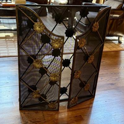 Wrought Iron Fireplace Screen