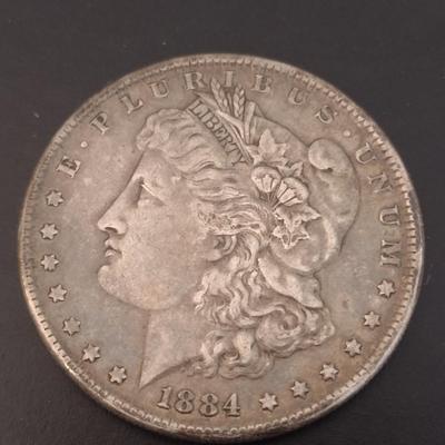 1884 U.S. Mint Morgan Silver Dollar Circulated (#22)