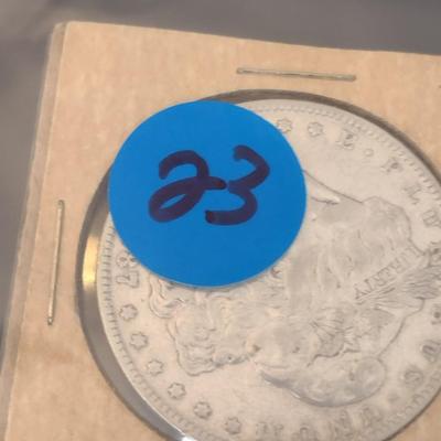 1887 U.S. Mint Morgan Silver Dollar Circulated (#23)