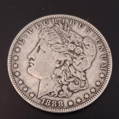 1888 U.S. Mint Morgan Silver Dollar Circulated (#24)