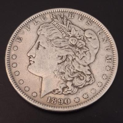 1890 U.S. Mint Morgan Silver Dollar Circulated (#25)