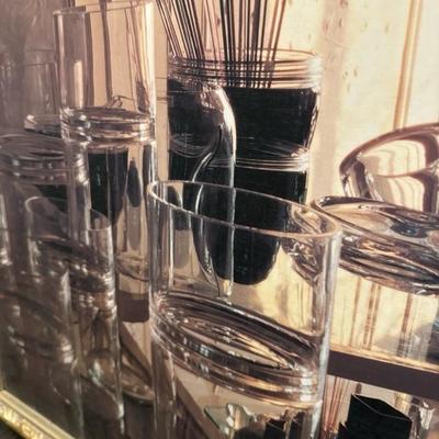 Bar Line Glassware Art 31 X 34