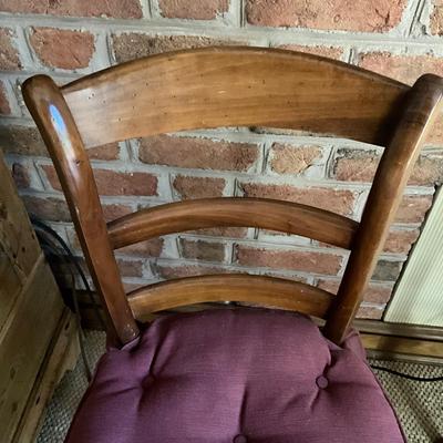 GH926 Set of Three Cherry Rush Seat Arm and Dining Chairs