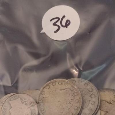 Assortment of U.S. Mint Silver Coins Pre-1948 Circulated (#36) Various Dates and Denominations